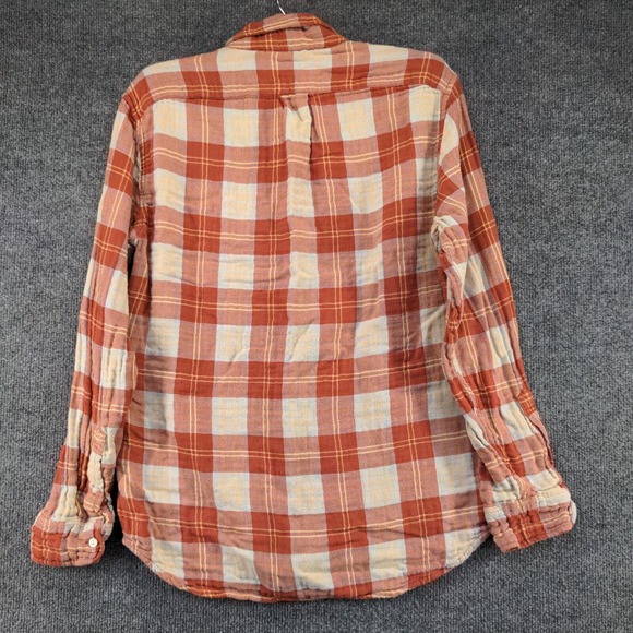 J. Crew Men's Slim Button Up Shirt Multicolor Plaid Medium Long Sleeve Cotton - Picture 5 of 13